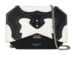Bow Cut, Leather, Black/White, K0116, DB, 2*